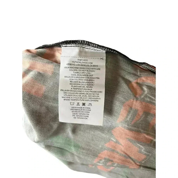 X-Girl x Huff Women’s Sound Resort Top Size M - Picture 9 of 9